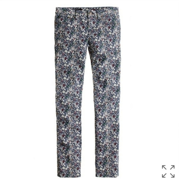 J. Crew Liberty Meadow Floral Thoothpick jeans - Picture 3 of 10